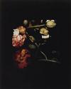 SULTAN, DONALD (1951- ) Pair of still lifes depicting poppies.